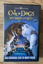 VHS „Cats & Dogs“ mit Jeff Goldblum/Elizabeth Perkins