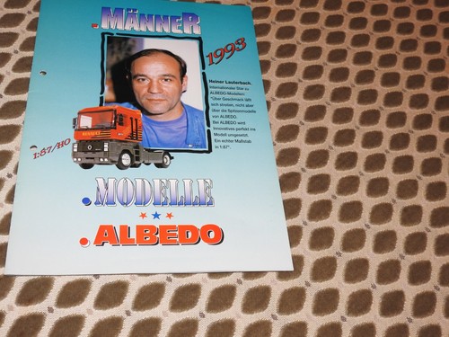 Albedo modelle prospekt 1993 - modelle,