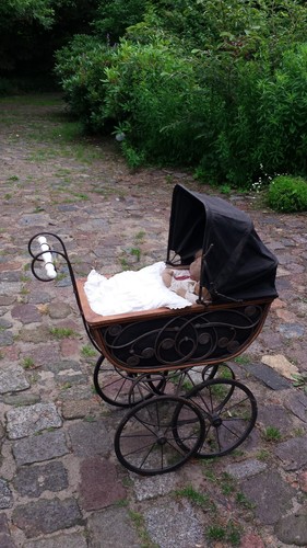 Puppenwagen antik - puppenwagen,,