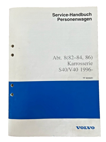 Volvo service handbuch - volvo, service-handbuch