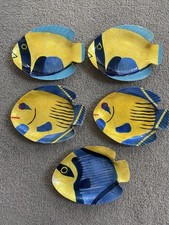 Vintage Capiz Muschel Teller