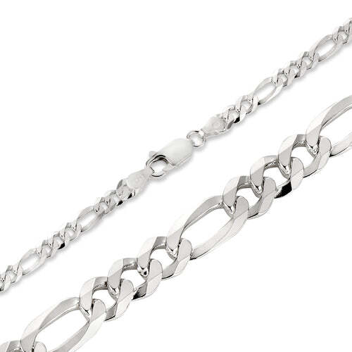 Figarokette 925 silberkette - 925,