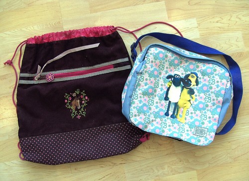 Tasche beutel rucksack - 2x,