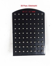 36 Paar Kugelform Ohrstecker