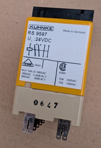 Kuhnke rs9597 relais 24vdc - rs9597,