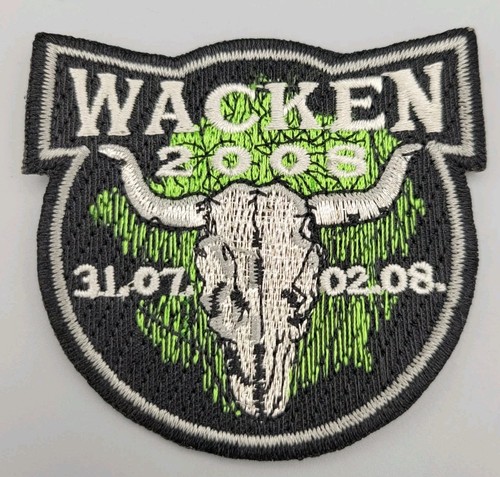 Wacken aufnäher patch 2008 - aufnäher,