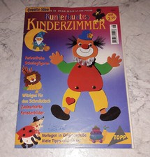 Creativ-Idee Kunterbuntes Kinderzimmer Heft + Bastelbogen Fensterbilder Deko DIY