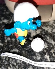 20035 Kicker gelbes Trikot rote Hose Ball weiß Schlumpf Schlümpfe