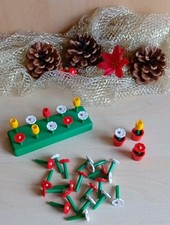 DDR Blumen Beet Gärtnerei Puppenstube Puppenstube Vintage Spielzeug Puppenhaus 