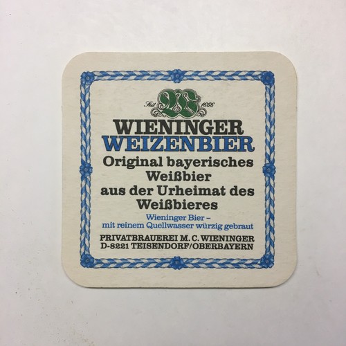 Bierdeckel wieninger - bierdeckel, "wieninger"