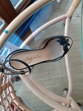 Vintage Damen Schuhe, Made in Italy, federleicht, mit Pailettenblume Gr.36, neuw