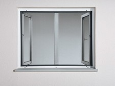 wip Insektenschutz, für Fenster, 100 x 120 cm, anthrazit - B-Ware neuwertig