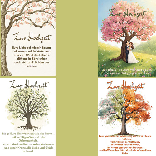 Hochzeitskarte mit spruch zur - mit,