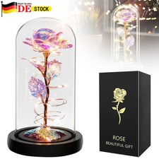 LED Ewige Rose im Glas für