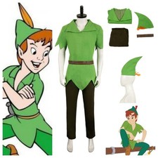 Peter Pan Cosplay Men Green