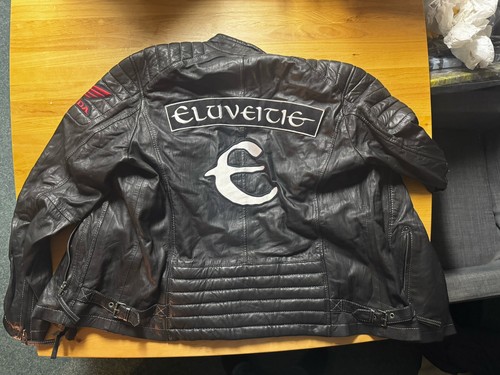 Lederjacke bikerstil eluveitie - bikerstil,