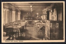 AK Weimar / Thür., Gasthof zum Löwen, Bes. Friedrich Weise, Watzdorfstrasse 81 