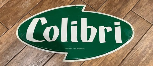 Colibri reklame werbeschild - colibri,