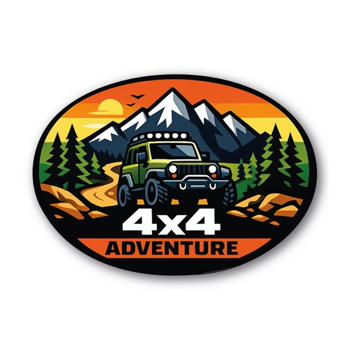 Gelände 4x4 adventure sticker - gelände,