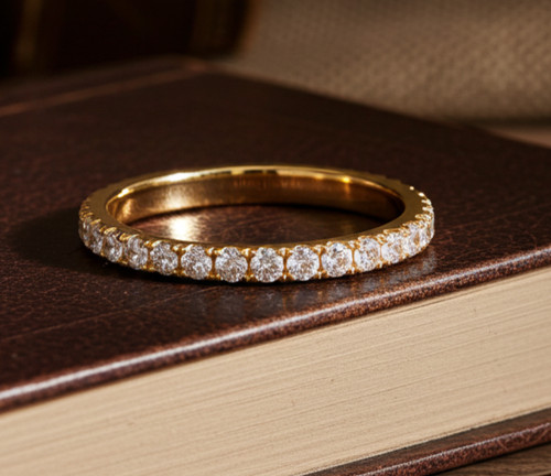 18kt gold full - eternity, ring