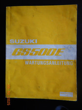 Wartungsanleitung Suzuki GS500 E  (Reparaturanleitung) Modelljahre 1988-1992