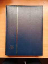 Briefmarkenalbum, 60 Seiten A4, gebraucht Einband Blau 