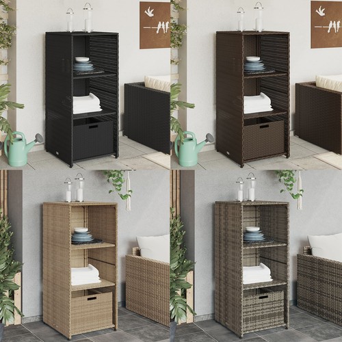 Gartenschrank poly rattan - poly,