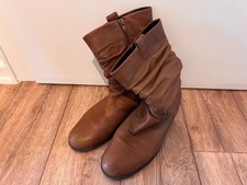 Nr. 216 Damen Stiefel cognac Gr. 42 Gabor