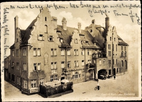 Postcard abensberg der - an,