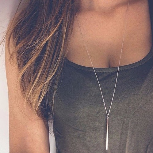 Long jewellery chain - chain, bar