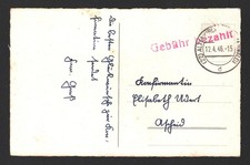 All.Bes. PK ALTENKIRCHEN (WESTERWALD) - Ascheid - "Gebühr bezahlt" aptierte PLZ