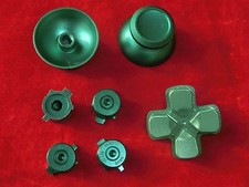 PS4 Controller Modding Set: Thumbsticks Button Steuerkreuz Analog Aluminium GRÜN