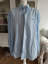 Hemd Harmont & Blaine 5XL 100% Baumwolle weiß und blau 