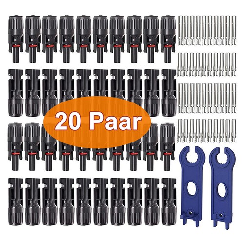 20paar solarstecker stecker - 20paar, pv