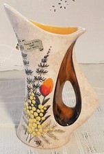 Henkelvase TESS, Vallauris/Frankreich, Handarbeit, Signatur, 60er-70er, 20 cm