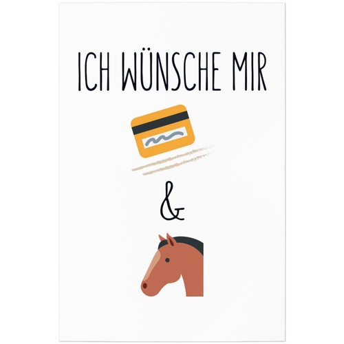 Ich wünsche mir - , &
