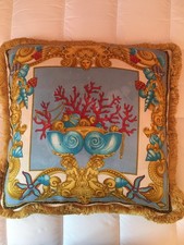 Versace Kissen aus Saide 45x45   les tresors de la mer .
