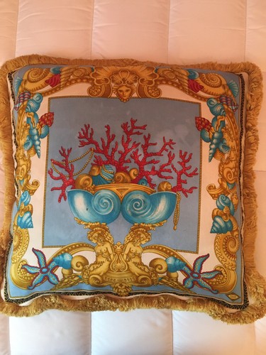 Versace kissen aus saide 45x45 - versace,