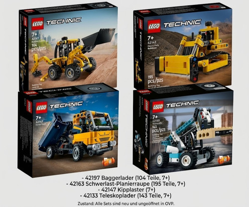 Lego technic baustelle bundle - baustelle,
