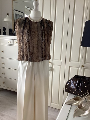 Zara oberteil oversize cropped - oberteil,