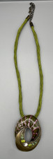 Designer Statement Kette Grün