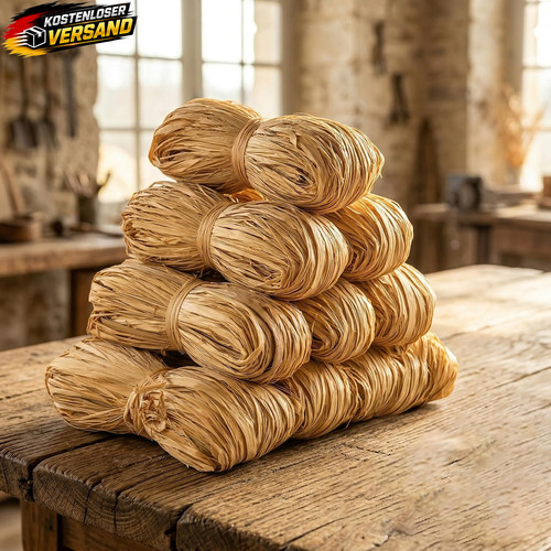 Bast raffia naturbast rollen - bast,