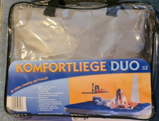 Bett Liege DUO für Gäste Komfortliege 190x 132 Velours usw. neu unbenutzt s. gut