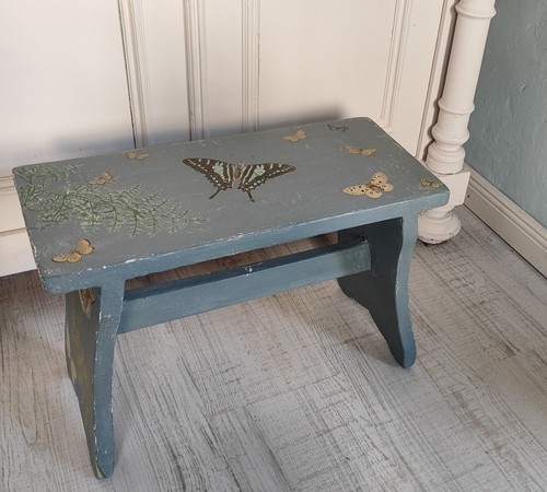 Alter holz hocker - alter,