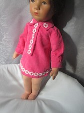 Cordkleid  Pink  für  Käthe  Kruse  Puppen 38 cm