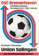Fussball-Programmheft   77/78