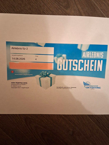 Erlebnisgutschein indoor - erlebnisgutschein,