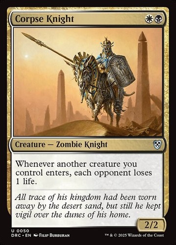 Mtg corpse knight - *mtg:,