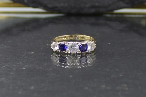 Antiker saphirring goldring - antiker,