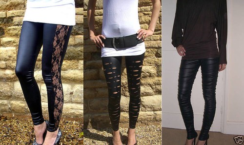 Knöchellange leggings wet - knöchellange,